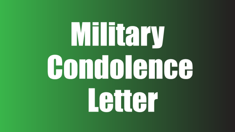 Military Condolence Letter - Ncert Board Solution